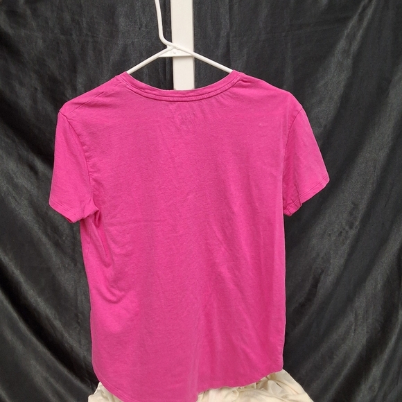 Reebok Pink Short Sleeve Tee Vibrant Style - Picture 9 of 11